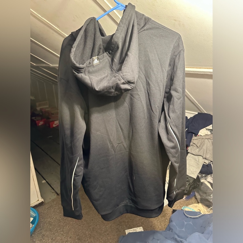 Black Adidas Pullover Hoodie Size XXL